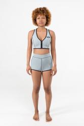 Купальник женский 1,5мм ультраспан/микроплюш серый