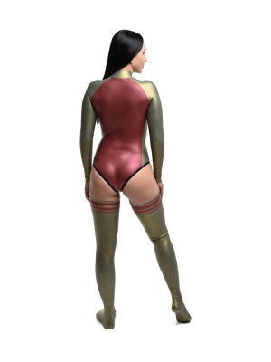 Комплект «Огни»: купальник и чулки, 1,5 мм