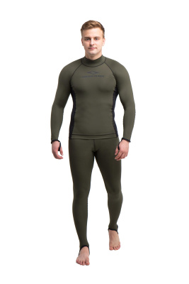 Гидрокостюм Лайкровый Олива для водных видов спорта
